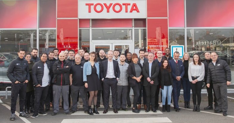 STA 78 récompensé pour la troisième fois par Toyota Europe pour ses performances