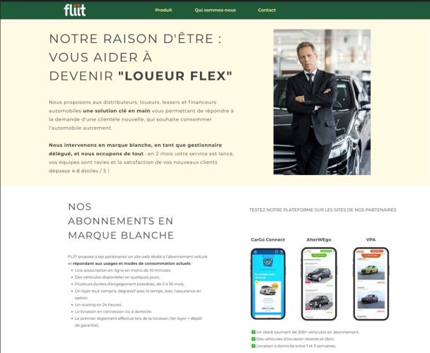 Fliit, une solution clé en main de vente VO par abonnement pour les réseaux